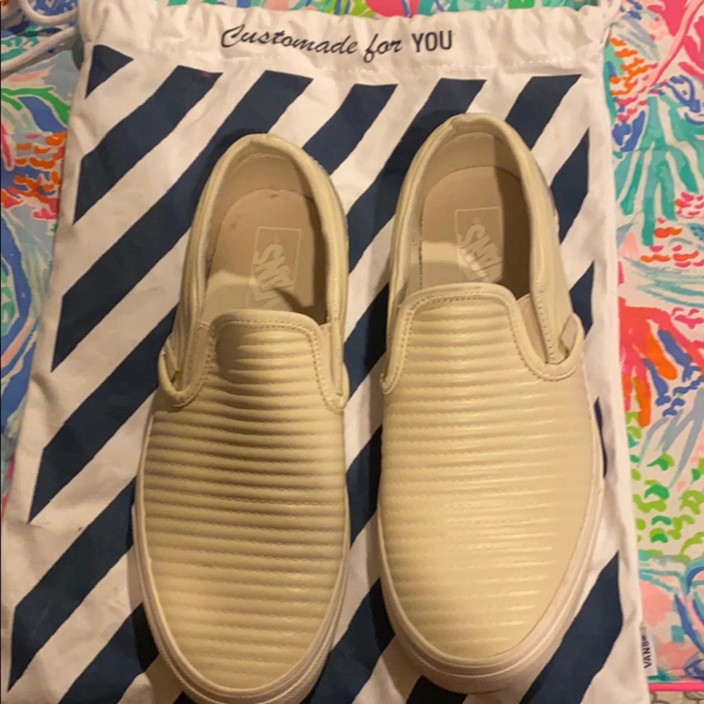 Brand New custom Van leather Sneakers - Picture 12 of 12